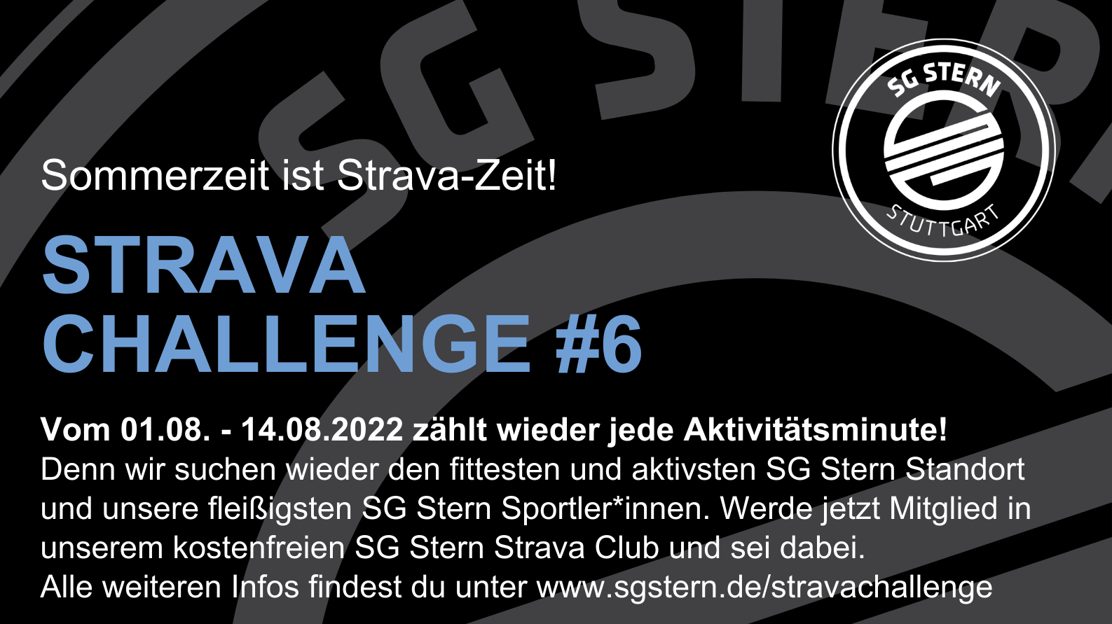 STRAVA-CHALLENGE noch bis 14.08.2022